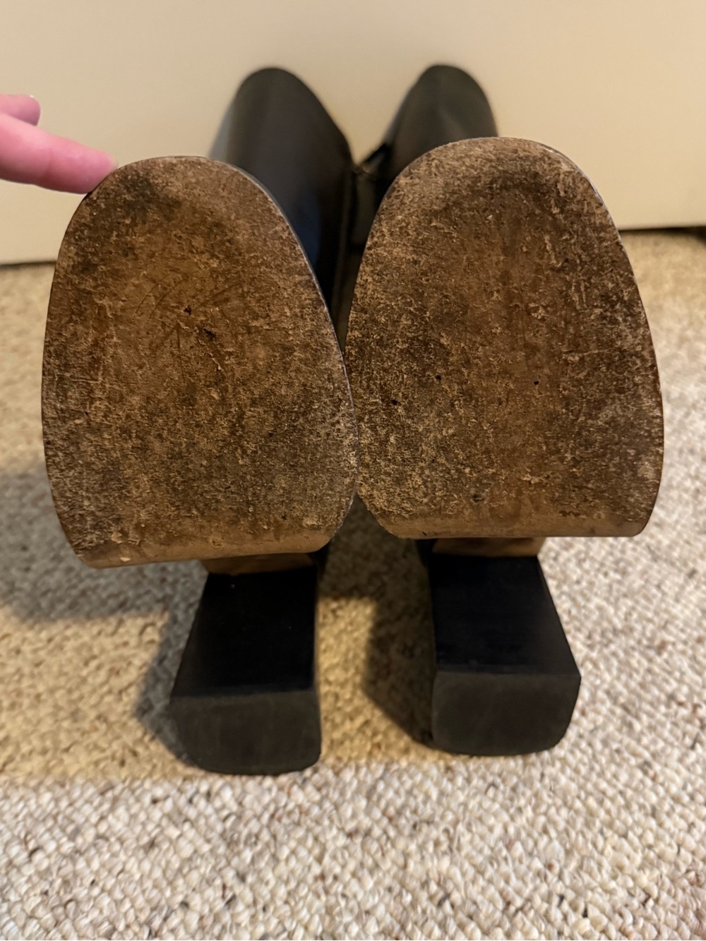 Bobbies Paris Callie Knee High Black Boots - Picture 5 of 6
